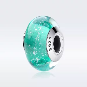 Pandora Style Groen Murano Glas Bedel - SCZ021 (afbeelding voor) Pandora Style Groen Murano Glas Bedel - SCZ021