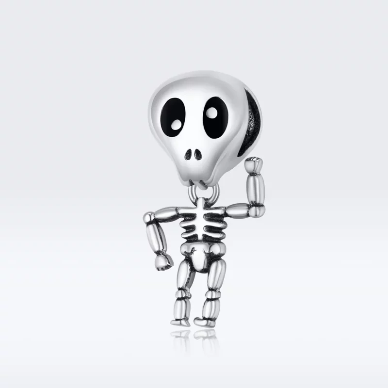 (afbeelding voor) Pandora Style Halloween Schedel Man Bedel - SCC1617 - Bekijken 5