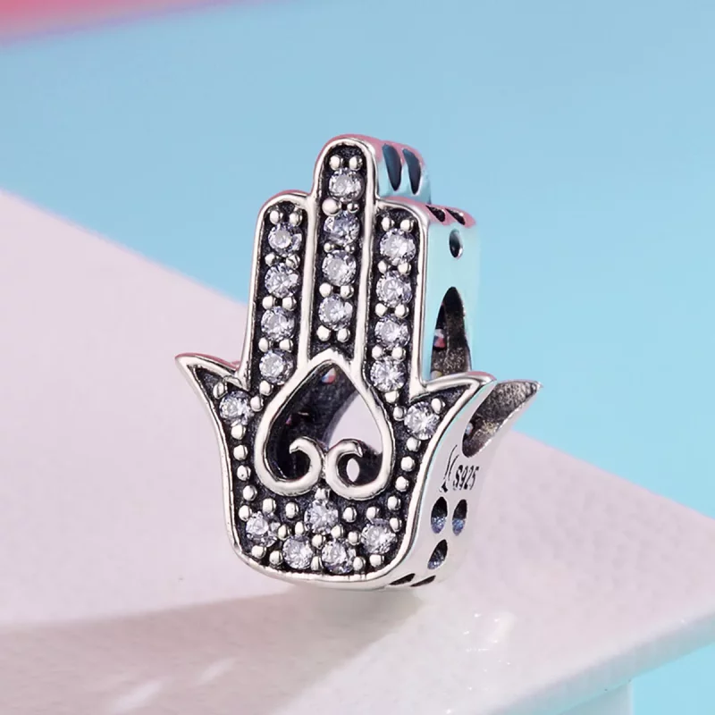 (afbeelding voor) Pandora Style Hamsa Bedel - SCC225 - Bekijken 4