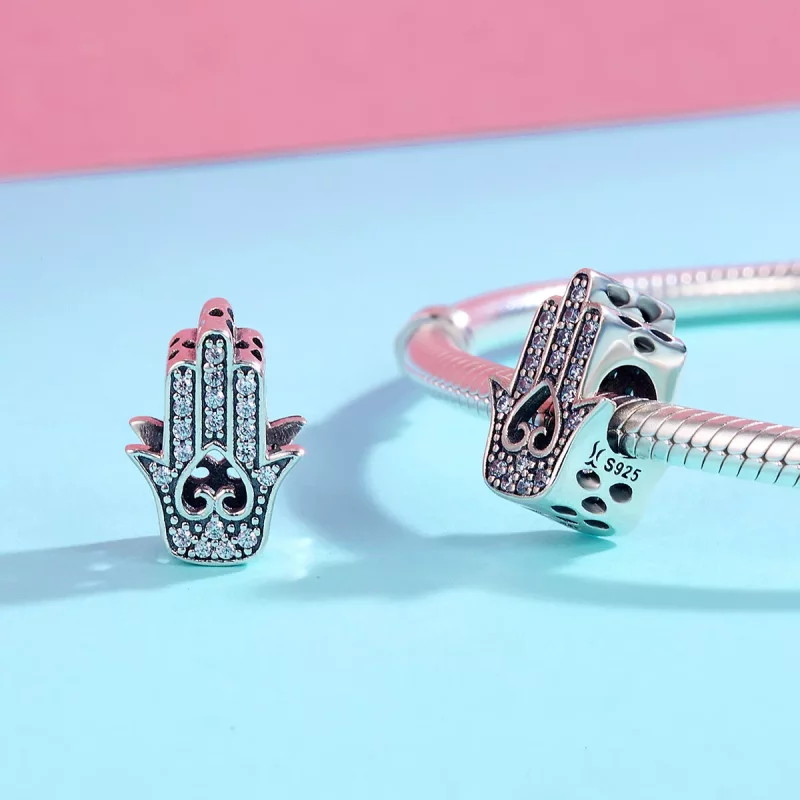 (afbeelding voor) Pandora Style Hamsa Bedel - SCC225 - Bekijken 5