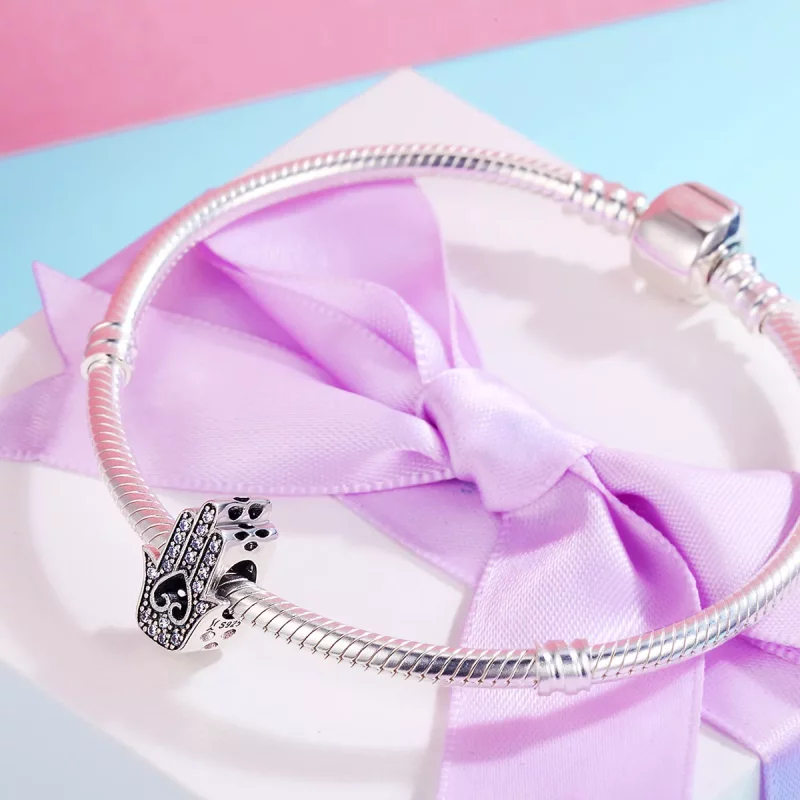 (afbeelding voor) Pandora Style Hamsa Bedel - SCC225 - Bekijken 6