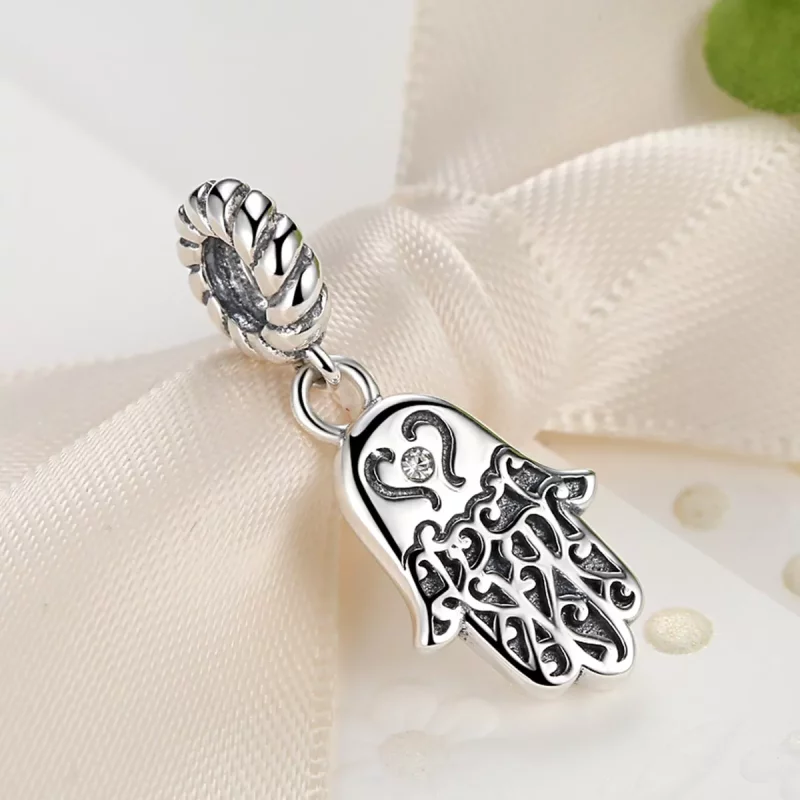(afbeelding voor) Pandora Style Hamsahand Hangende Bedel - SCC031 - Bekijken 3