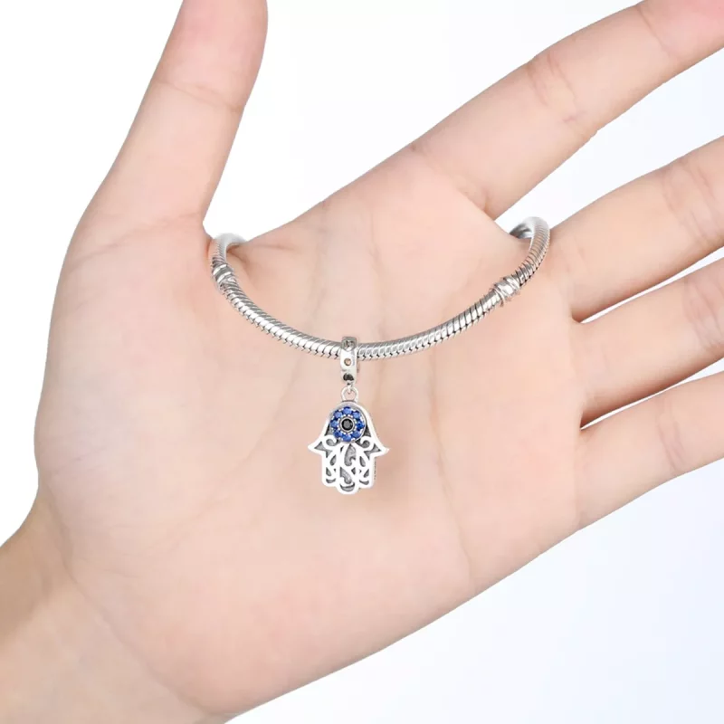 (afbeelding voor) Pandora Style Hamsahand Hangende Bedel - SCC085 - Bekijken 6