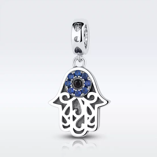 (afbeelding voor) Pandora Style Hamsahand Hangende Bedel - SCC085