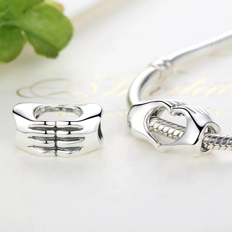 (afbeelding voor) Pandora Style Handen met liefde Bedel - SCC125 - Bekijken 3