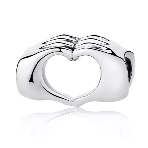 Pandora Style Handen met liefde Bedel - SCC125 (afbeelding voor) Pandora Style Handen met liefde Bedel - SCC125