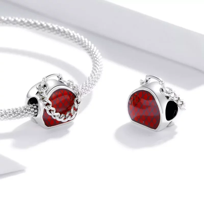 (afbeelding voor) Pandora Style Handtas Bedel - BSC345 - Bekijken 4