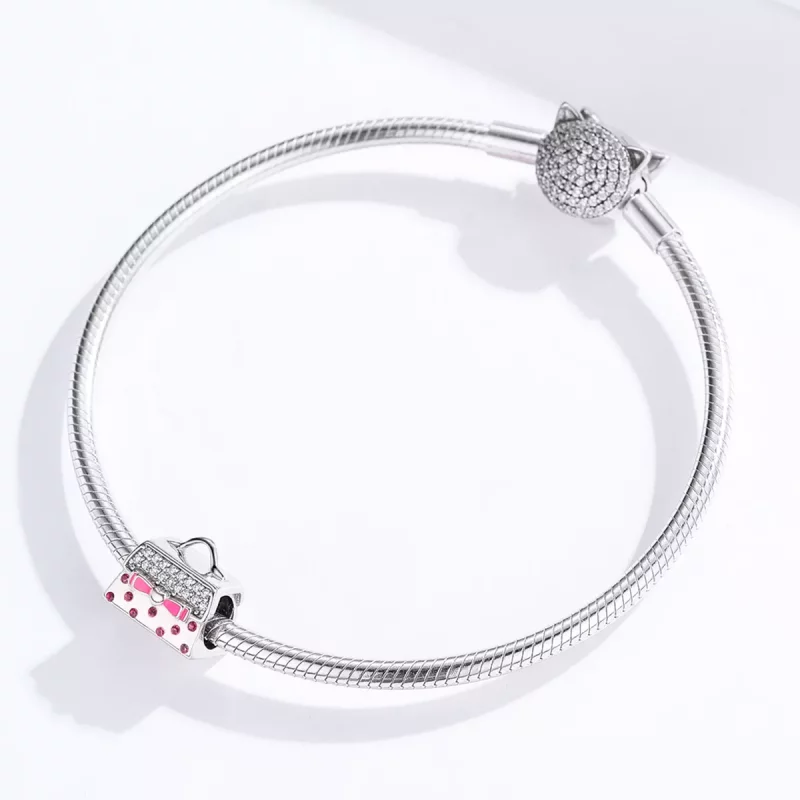 (afbeelding voor) Pandora Style Handtas Bedel - SCC1391 - Bekijken 3
