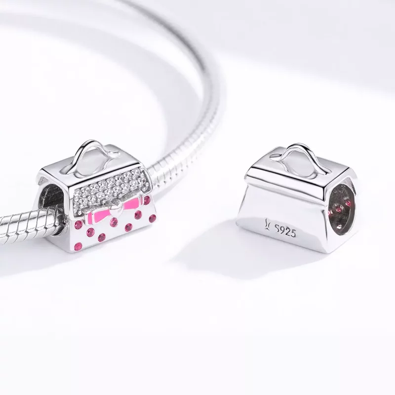 (afbeelding voor) Pandora Style Handtas Bedel - SCC1391 - Bekijken 4