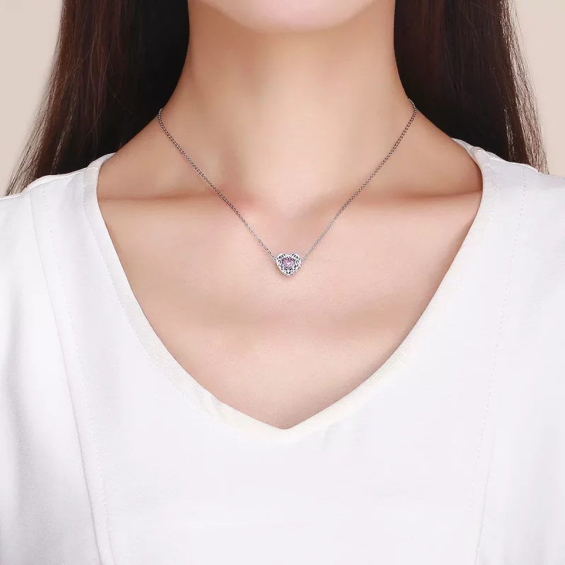 (afbeelding voor) Pandora Style Hart Bedel - SCC1109 - Bekijken 4