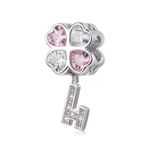 Pandora Style Hart Klaver Key Bedel - SCC2123 (afbeelding voor) Pandora Style Hart Klaver Key Bedel - SCC2123