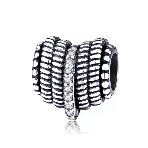 Pandora Style Hart weven Bedel - SCC1470 (afbeelding voor) Pandora Style Hart weven Bedel - SCC1470