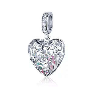 Pandora Style Hartkloppingen Hangende Bedel - SCC1126 (afbeelding voor) Pandora Style Hartkloppingen Hangende Bedel - SCC1126