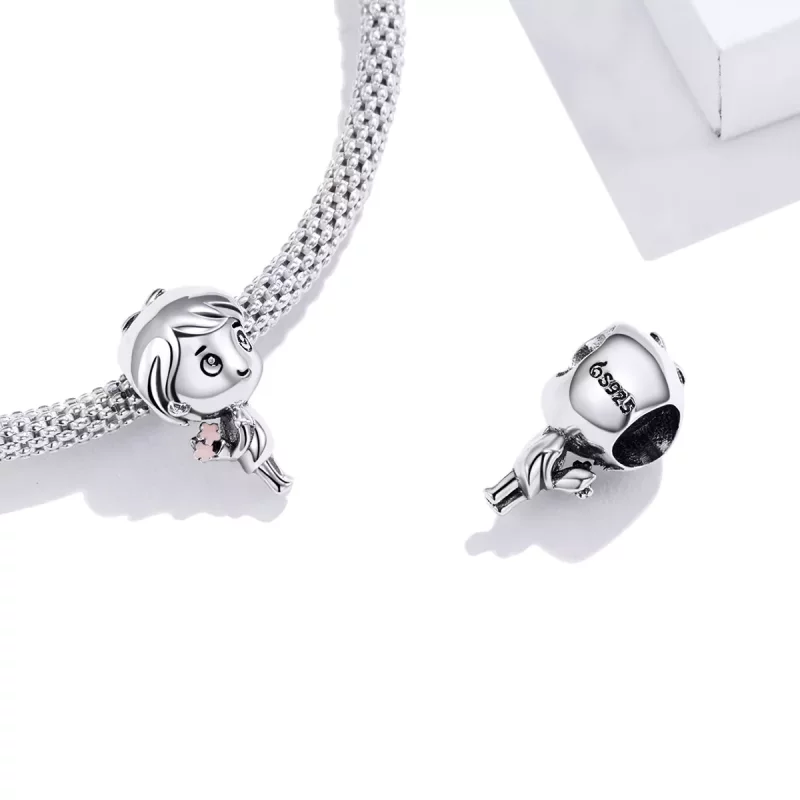 (afbeelding voor) Pandora Style Hartslag Boy Bedel - BSC400 - Bekijken 4