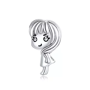 (afbeelding voor) Pandora Style Heartbeat Meisje Bedel - BSC399