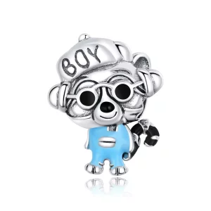 Pandora Style Hip Hop Wasbeer Bedel - SCC1629 (afbeelding voor) Pandora Style Hip Hop Wasbeer Bedel - SCC1629