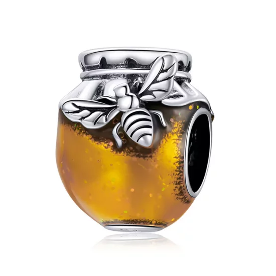 (afbeelding voor) Pandora Style Honing Pot Bedel - SCC1914