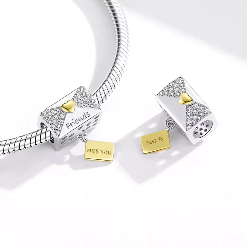 (afbeelding voor) Pandora Style Intimiteit - Envelop Bedel - BSC468 - Bekijken 4