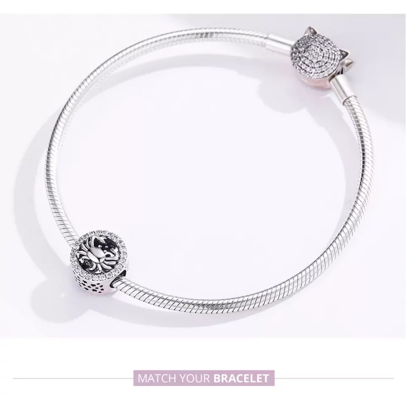 (afbeelding voor) Pandora Style Kanker Bedel - SCC1213 - Bekijken 6