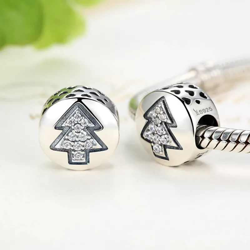 (afbeelding voor) Pandora Style Kerstboom Bedel - SCC064 - Bekijken 3