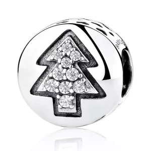 Pandora Style Kerstboom Bedel - SCC064 (afbeelding voor) Pandora Style Kerstboom Bedel - SCC064