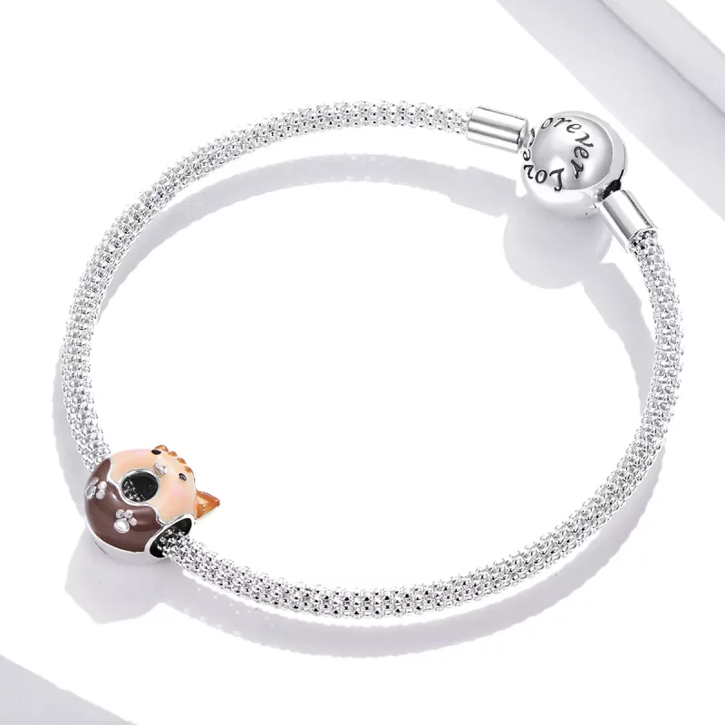 (afbeelding voor) Pandora Style Kitty Donuts Bedel - SCC1877 - Bekijken 3