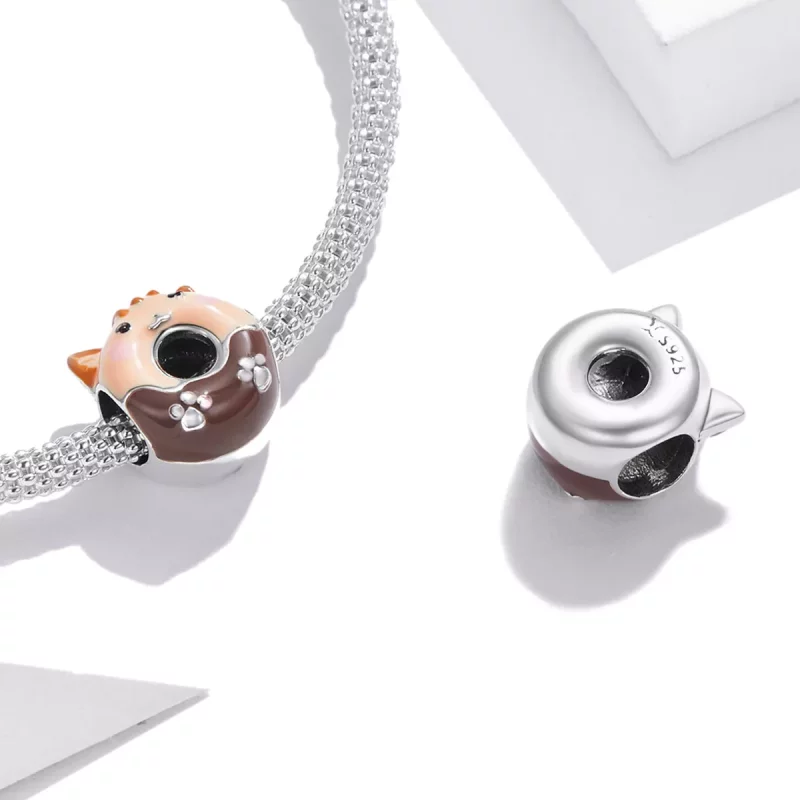 (afbeelding voor) Pandora Style Kitty Donuts Bedel - SCC1877 - Bekijken 4