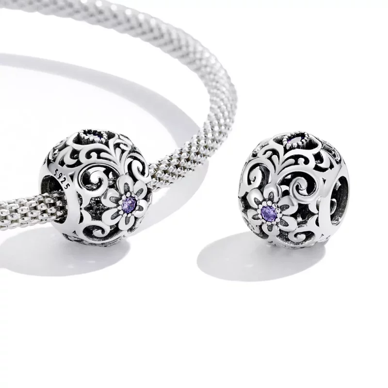 (afbeelding voor) Pandora Style Klassiek patroon Bedel - SCC2183 - Bekijken 3