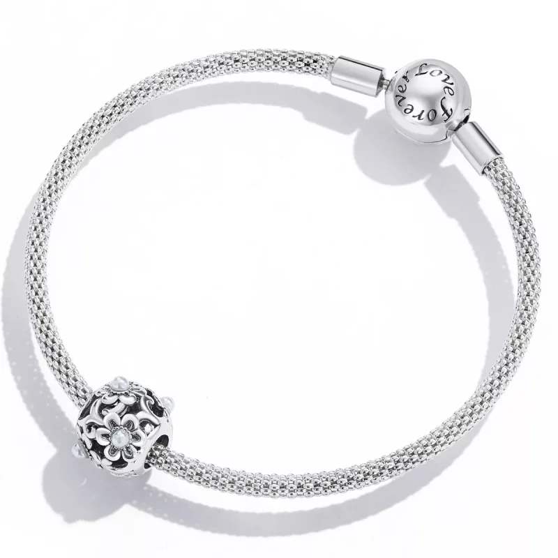 (afbeelding voor) Pandora Style Klassieke bloemen Bedel - SCC2182 - Bekijken 4