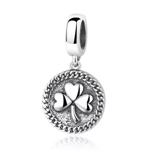 (afbeelding voor) Pandora Style Klaver Hangende Bedel - SCC039