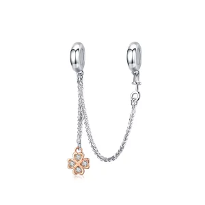 (afbeelding voor) Pandora Style Klaver Veiligheidsketting - SCC1261