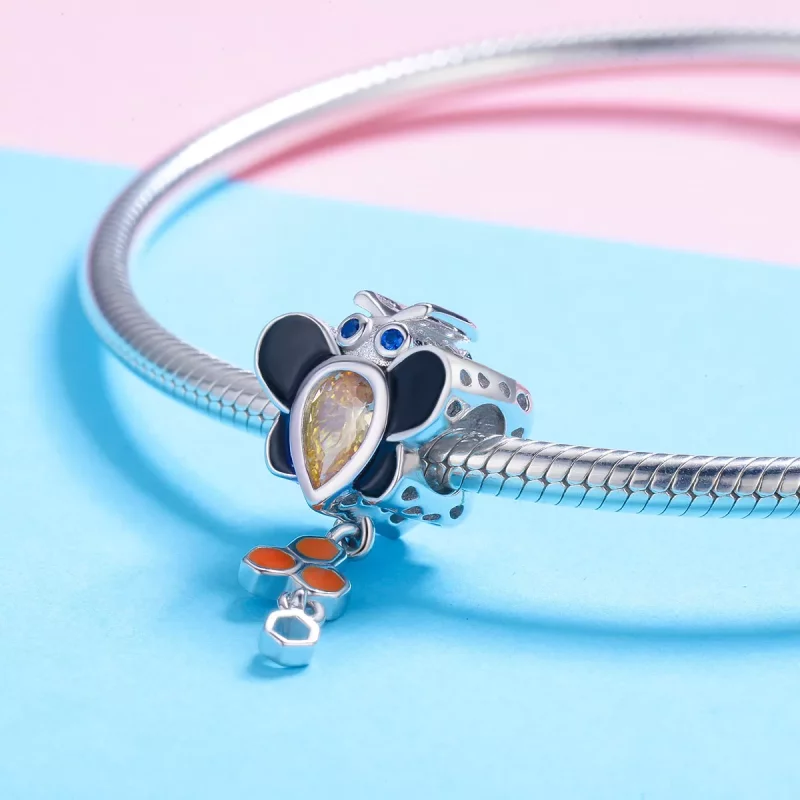 (afbeelding voor) Pandora Style Kleine Bij Bedel - BSC009 - Bekijken 3