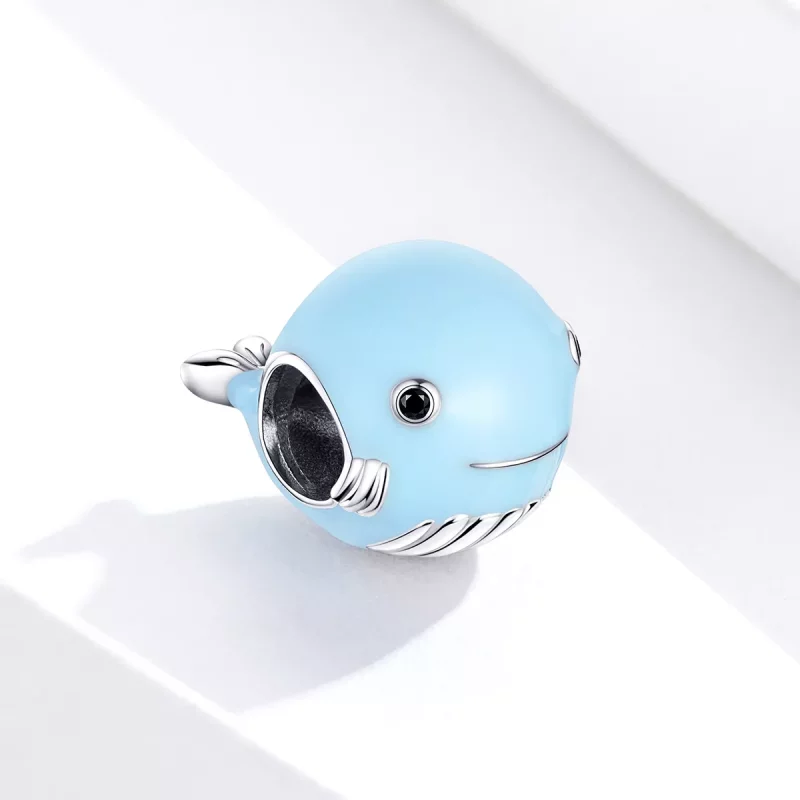 (afbeelding voor) Pandora Style Kleine blauwe vinvis Bedel - BSC250 - Bekijken 3