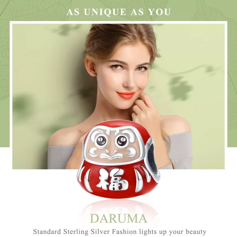 (afbeelding voor) Pandora Style Kleine Daruma Bedel - SCC1087 - Bekijken 2
