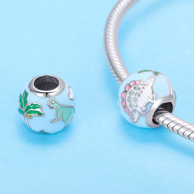 (afbeelding voor) Pandora Style Kleine dinosaurusfamilie Bedel - SCC909 - Bekijken 3