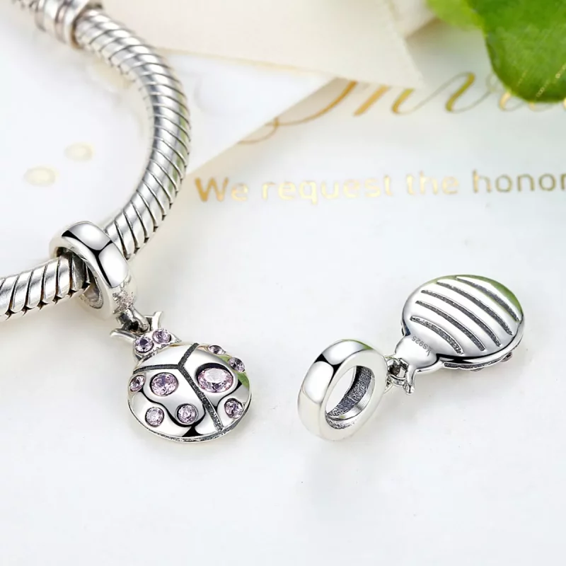 (afbeelding voor) Pandora Style kleine kever Hangende Bedel - SCC023 - Bekijken 3