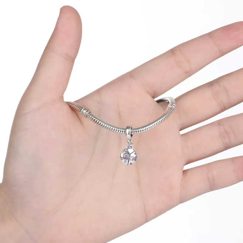 (afbeelding voor) Pandora Style kleine kever Hangende Bedel - SCC023 - Bekijken 4