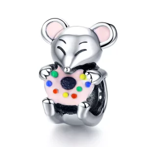 (afbeelding voor) Pandora Style Kleine muis Bedel - SCC1318