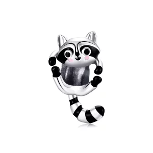 (afbeelding voor) Pandora Style kleine wasbeer Bedel - BSC403