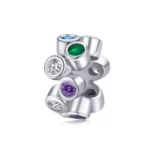 Pandora Style Kleur Romantiek Bedel - BSC184 (afbeelding voor) Pandora Style Kleur Romantiek Bedel - BSC184