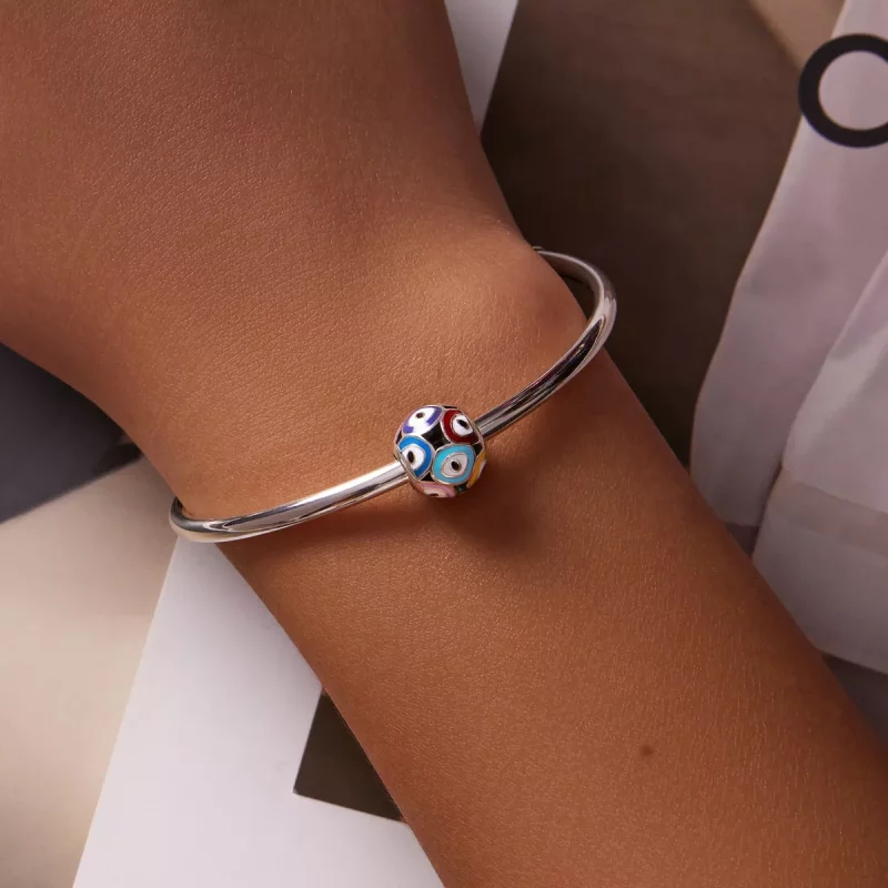 (afbeelding voor) Pandora Style Kleurrijke Devil Eye Bedel - BSC585 - Bekijken 5