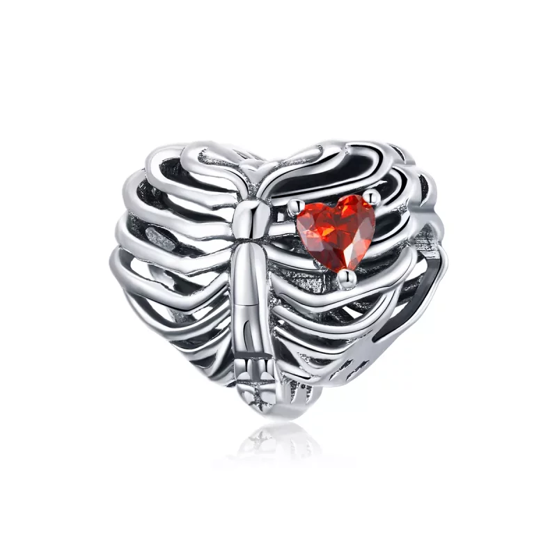 (afbeelding voor) Pandora Style Kloppend hart Bedel - SCC1764