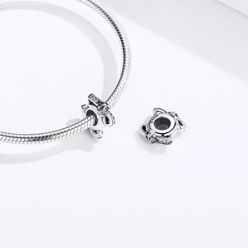 (afbeelding voor) Pandora Style Knoop Spacer Bedel - SCC1234 - Bekijken 4