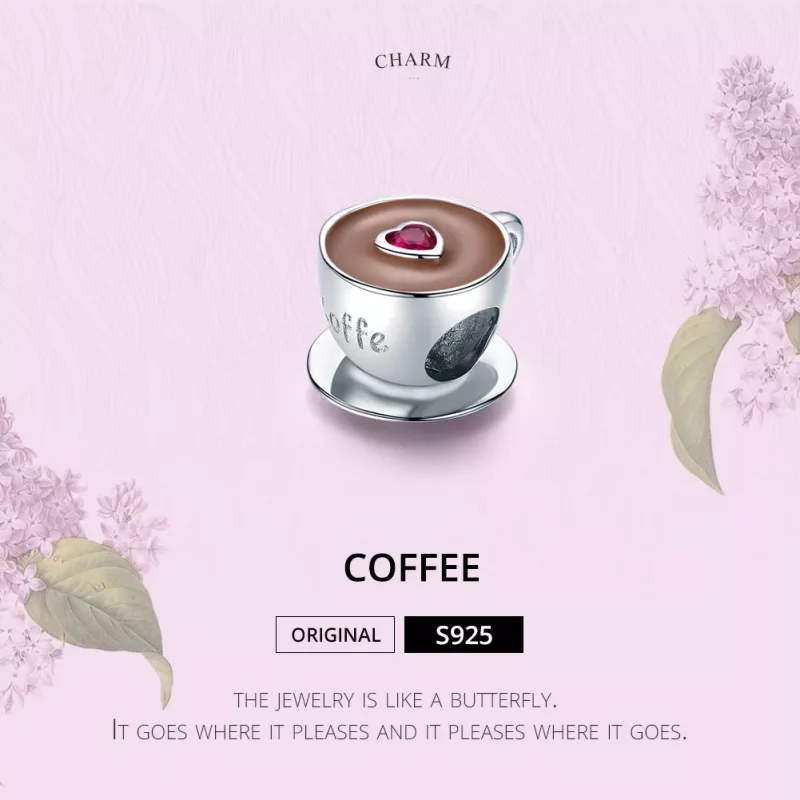 (afbeelding voor) Pandora Style Koffie in de middag Bedel - SCC1286 - Bekijken 2