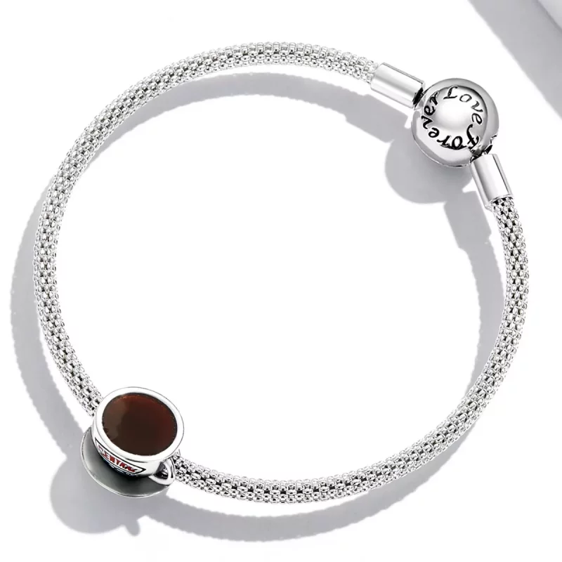 (afbeelding voor) Pandora Style Koffiekopje Bedel - SCC2164 - Bekijken 4