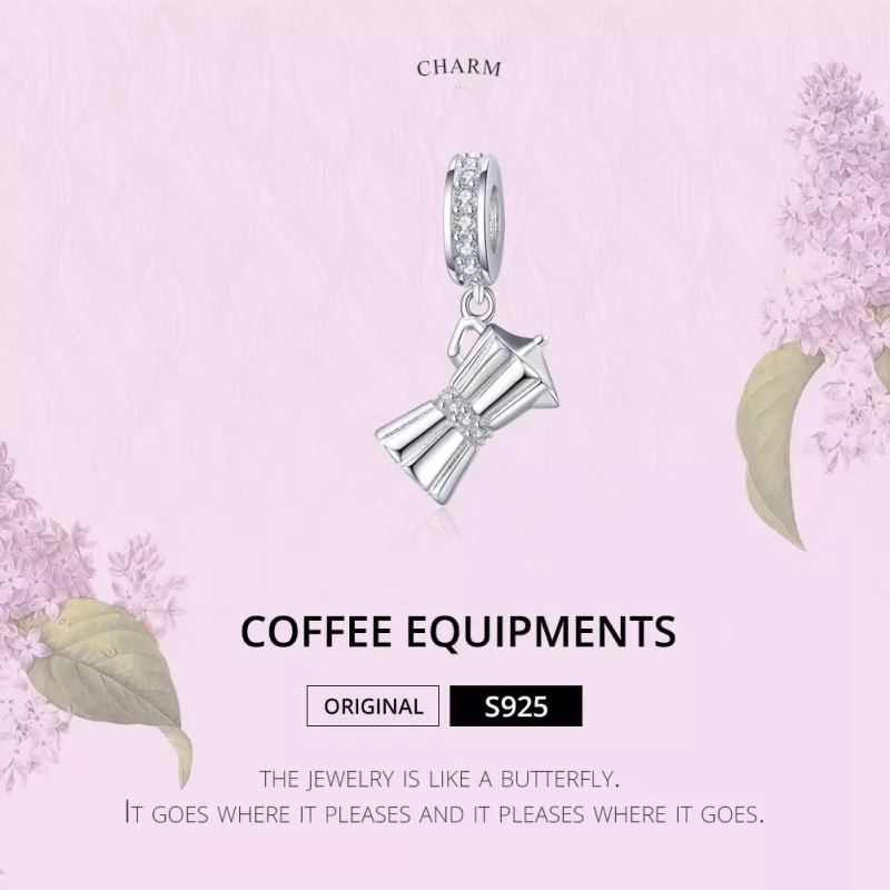 (afbeelding voor) Pandora Style Koffiepot Hangende Bedel - SCC1287 - Bekijken 2