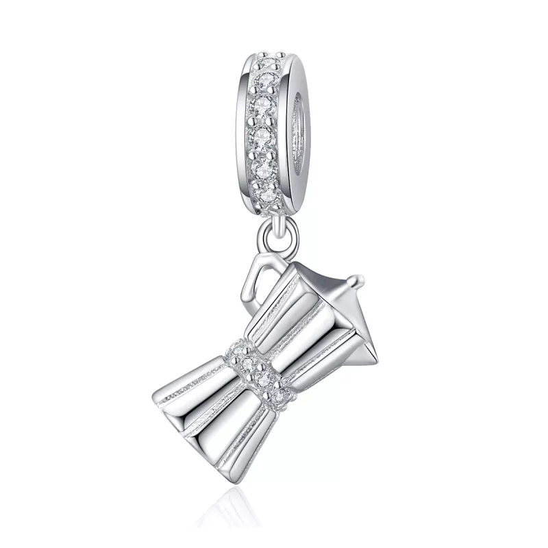 (afbeelding voor) Pandora Style Koffiepot Hangende Bedel - SCC1287