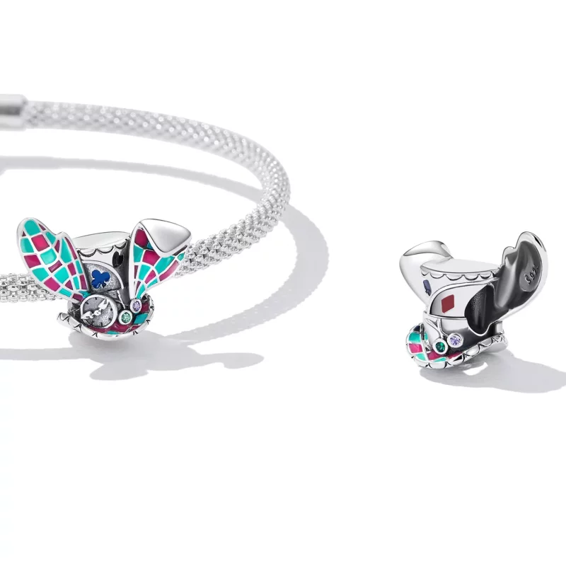 (afbeelding voor) Pandora Style Konijn Oren Magic Hat Bedel - SCC2243 - Bekijken 4