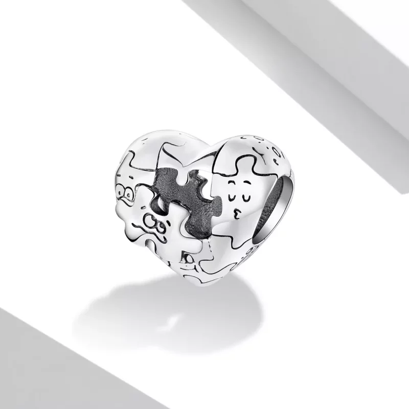 (afbeelding voor) Pandora Style Legpuzzel Bedel - BSC557 - Bekijken 2