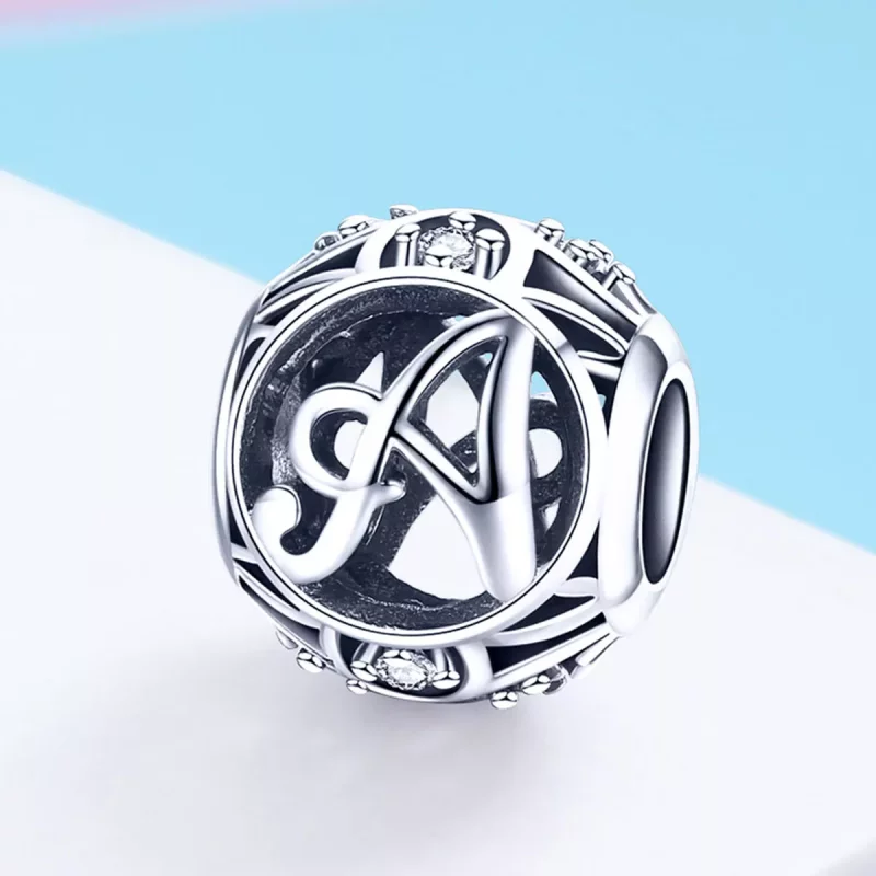 (afbeelding voor) Pandora Style Letter-A Bedel - SCC738-A - Bekijken 2